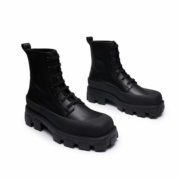 프라다 2022 가죽 부티 부츠