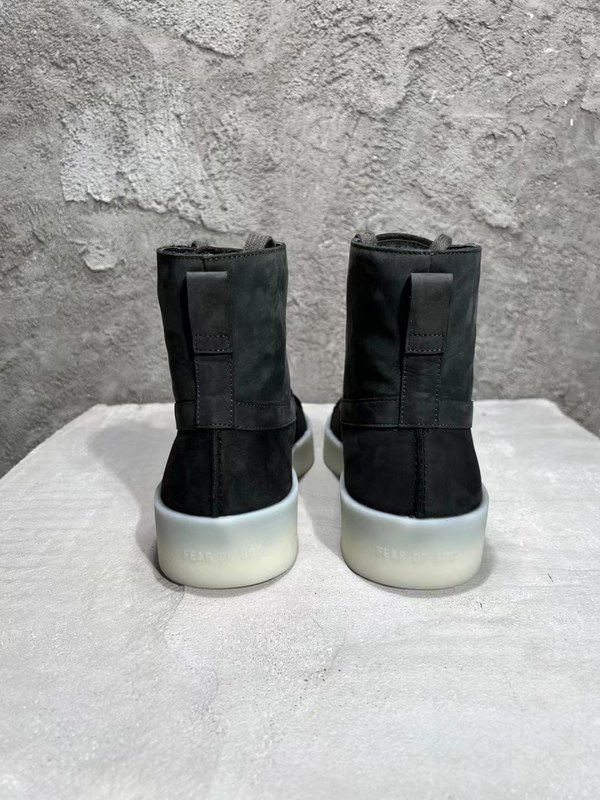 피어오브갓 2021 스웨이드 벨트로 덕 부츠 하이탑 스니커즈