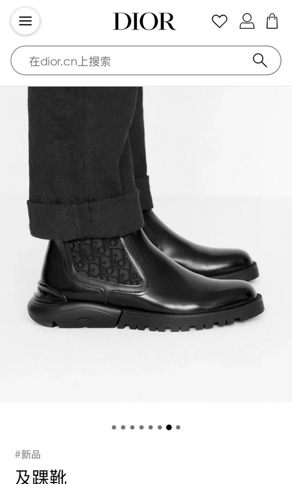 디올 2021 오블리크 테크니컬 앵클 부츠