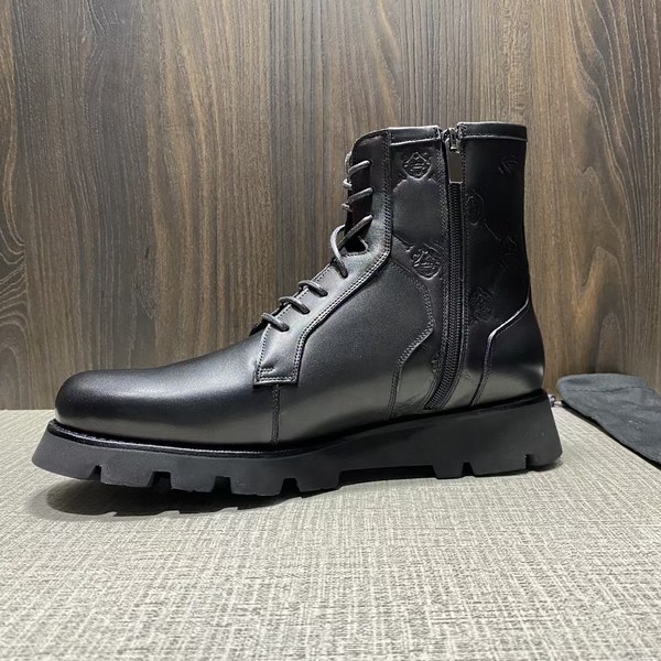 벨루티 2021 후크 아가일 패턴 엠보 트위스트 부츠