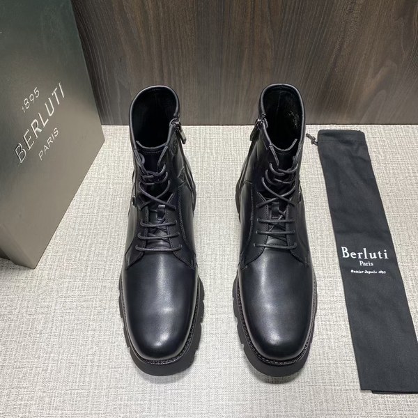 벨루티 2021 후크 아가일 패턴 엠보 트위스트 부츠