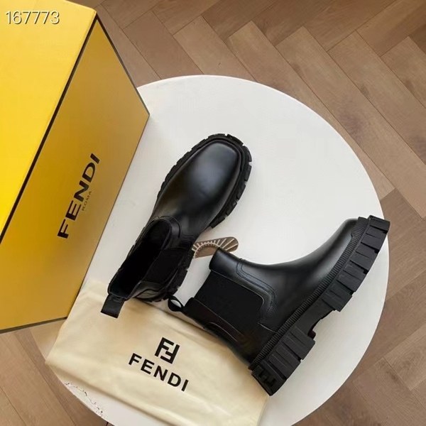 펜디 2021 포스FF 청키솔 첼시 부츠