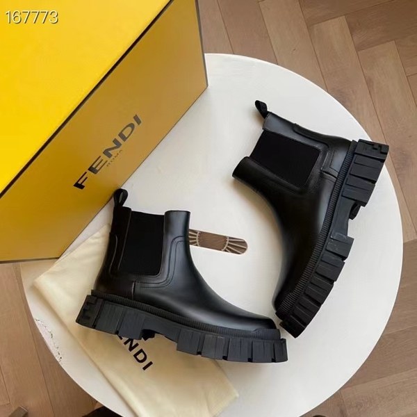 펜디 2021 포스FF 청키솔 첼시 부츠