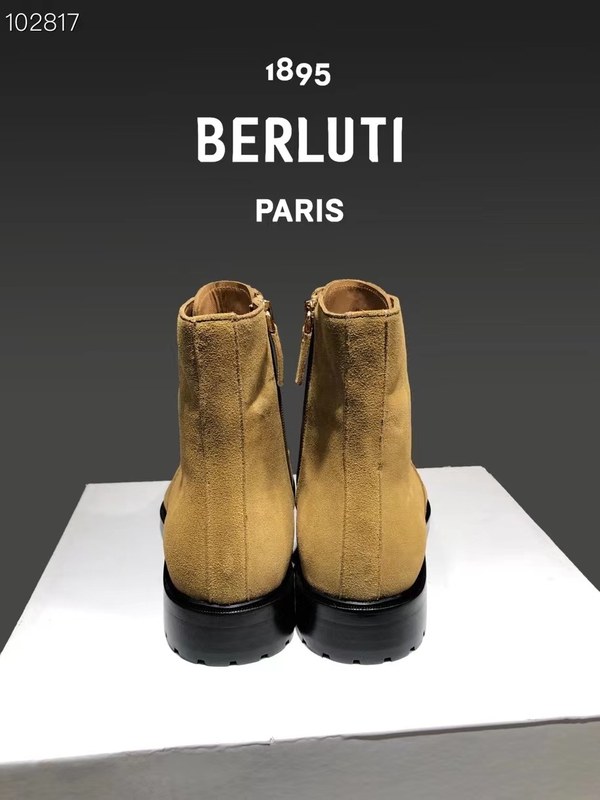 벨루티 2021 스웨이드 알티튜드 레더 부츠