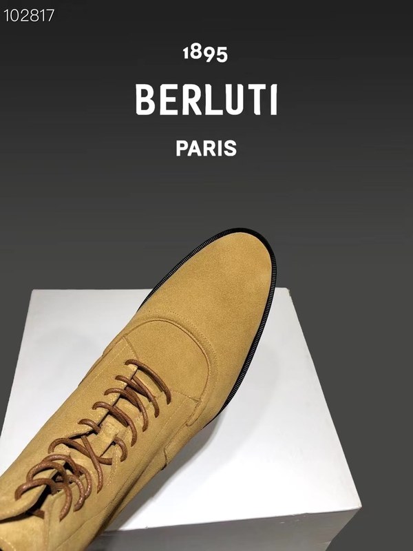 벨루티 2021 스웨이드 알티튜드 레더 부츠