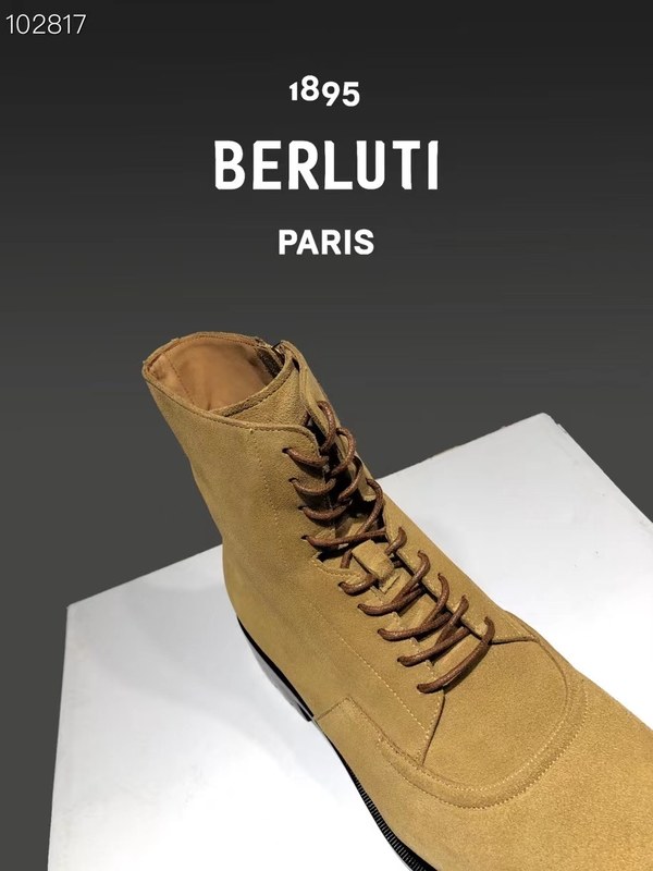 벨루티 2021 스웨이드 알티튜드 레더 부츠