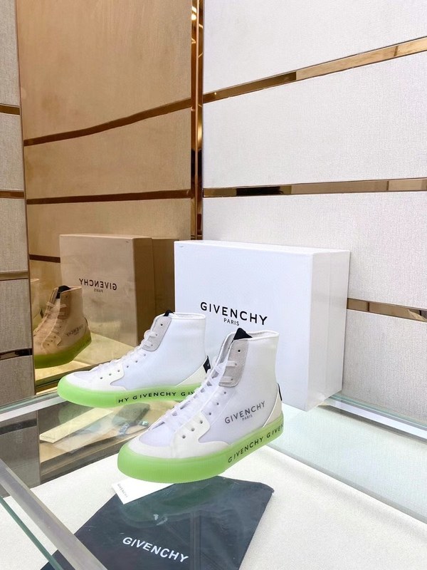 지방시 2021 글로우 테니스 하이탑 스니커즈