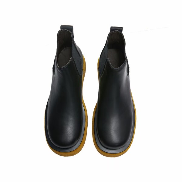 보테가베네타 2021 크래페솔 러그 첼시 미드탑 부츠