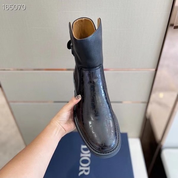 디올 2021 오블리크 레더 핀버클 부츠