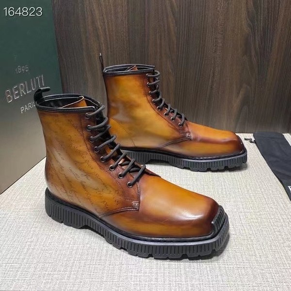 벨루티 2021 캠든 레더 부츠