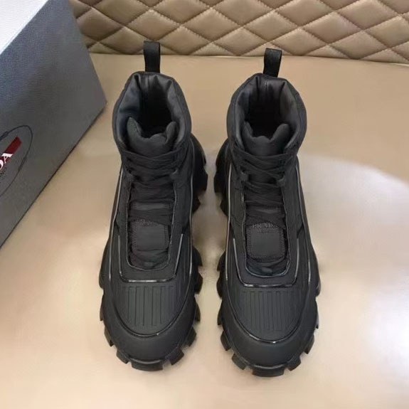 프라다 2021 클라유드 보스트 썬더 나일론 하이탑 슈즈