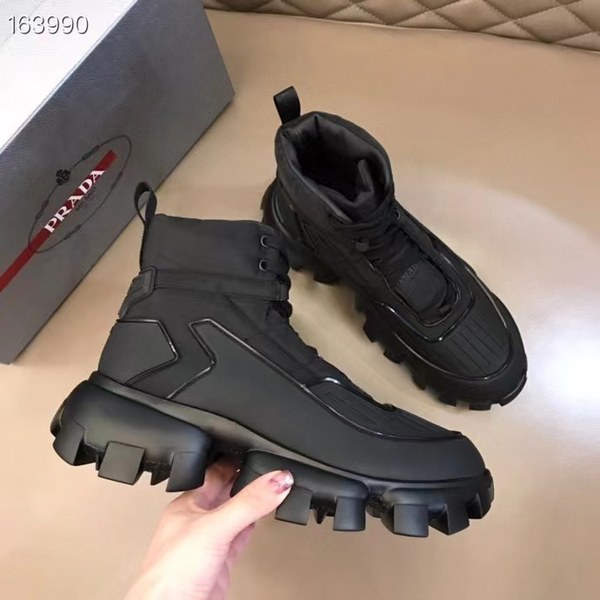 프라다 2021 클라유드 보스트 썬더 나일론 하이탑 슈즈