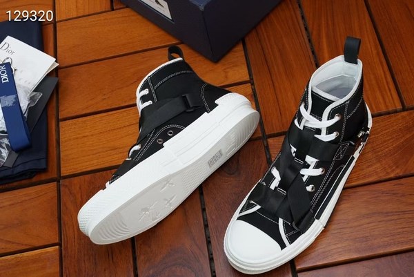 디올 2021 버클 스트랩 블랙 하이탑 스니커즈