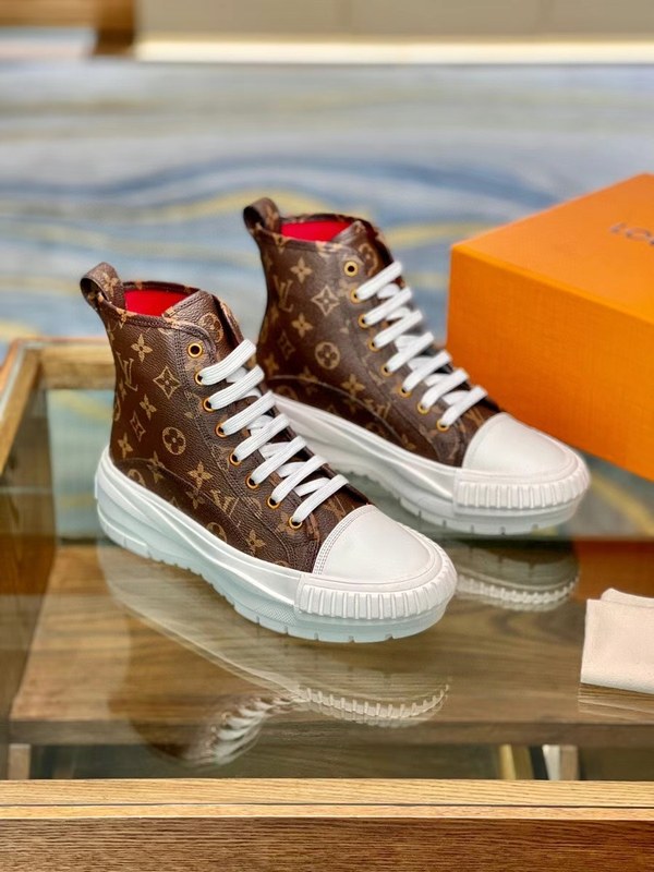 루이비통 2021 LV 스쿼드 하이탑 슈즈