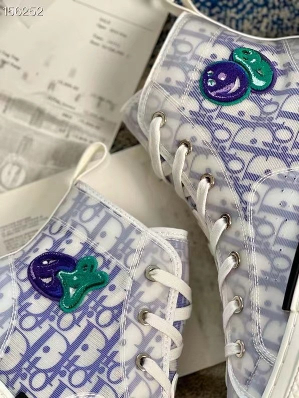 디올 2021 B23 KENNY SCHARF 오블리크 하이탑 슈즈