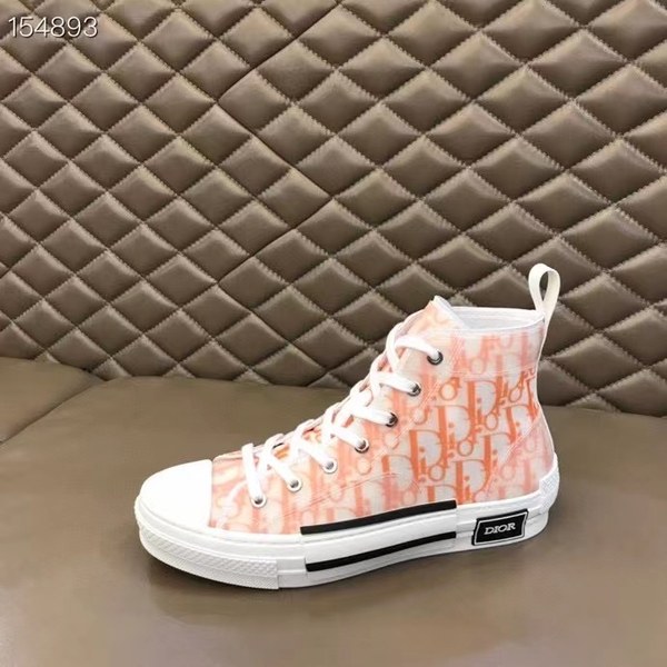 디올 2021 오렌지 오블리크 b23 하이탑 스니커즈