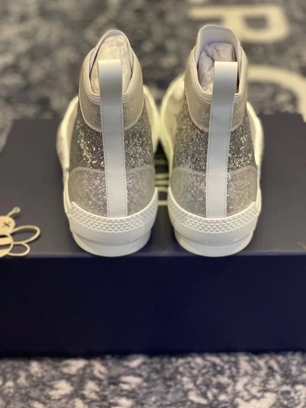 디올 2021 로고 글리터 b23 하이탑 스니커즈
