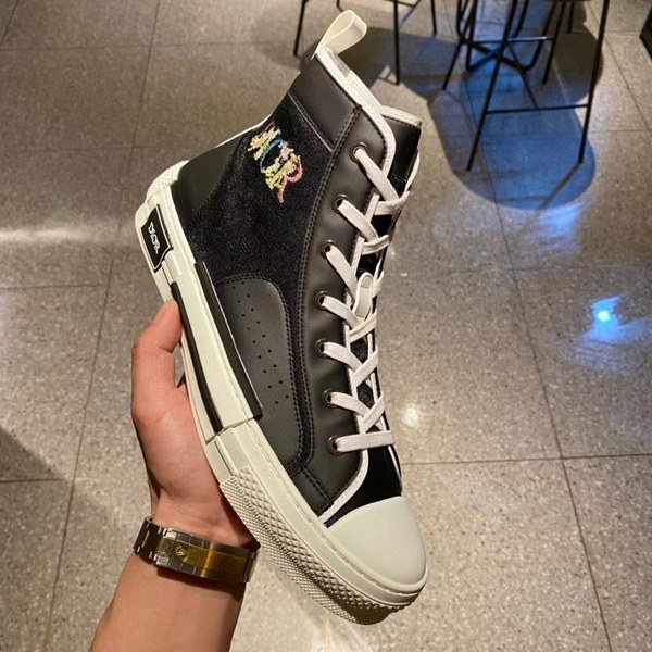 디올 2021 플라워로고 b23 하이탑 스니커즈