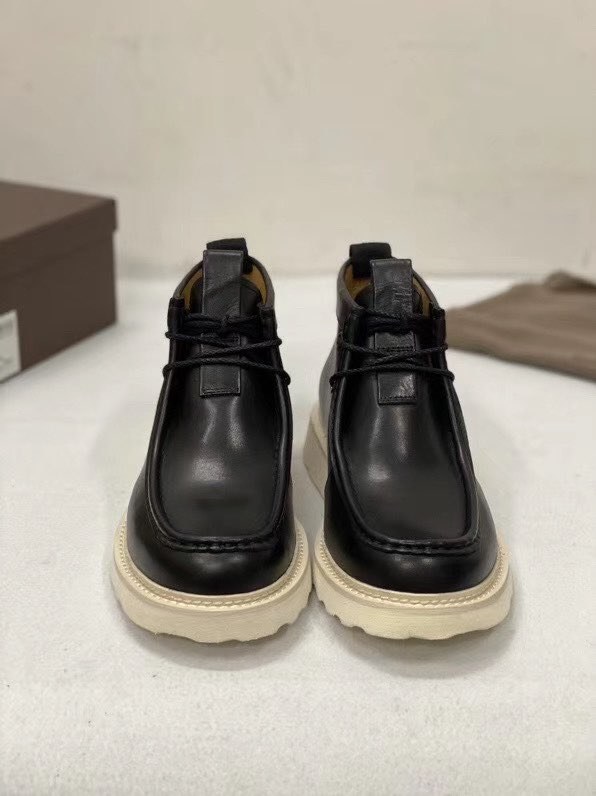 보테가베네타 2020 스트랩 레더 모카 부츠