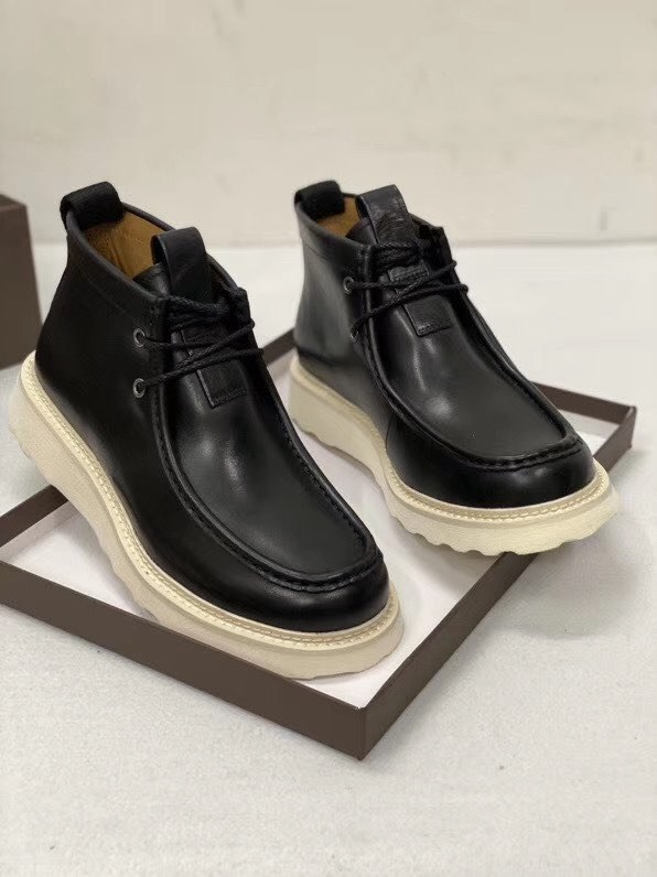 보테가베네타 2020 스트랩 레더 모카 부츠