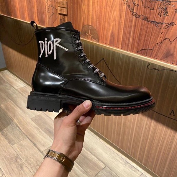 디올 2020 사이드로고 컴뱃 부츠