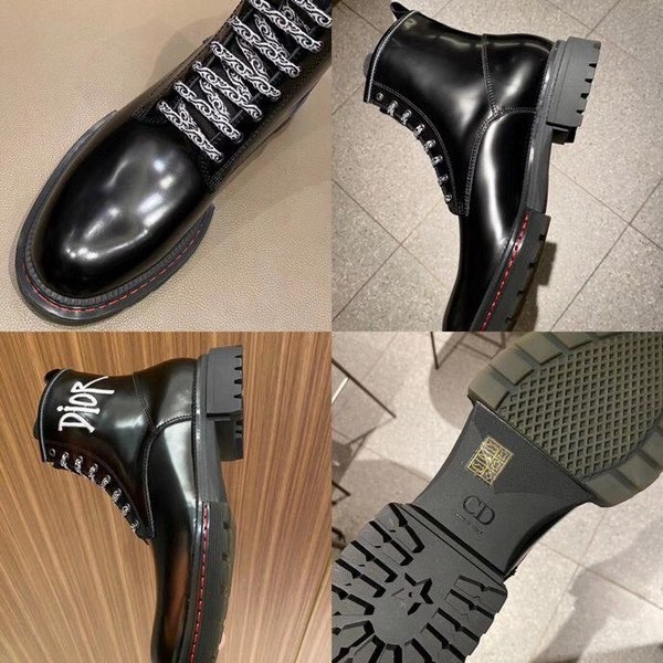 디올 2020 사이드로고 컴뱃 부츠