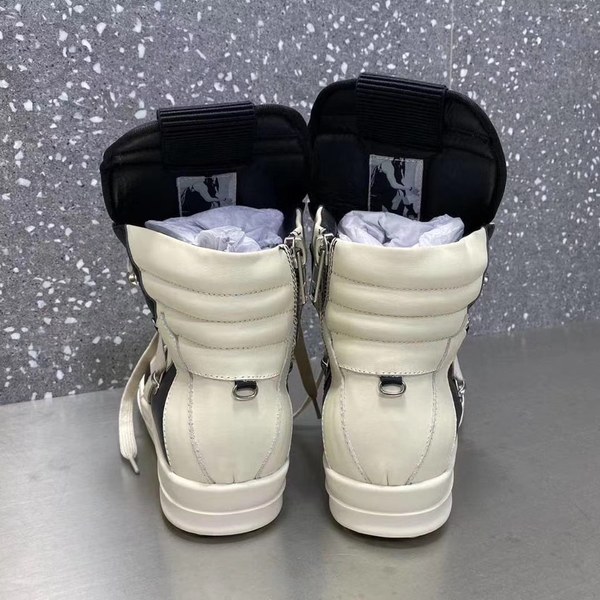 릭오웬스 2020 스트랩 모노크롬 하이탑 슈즈