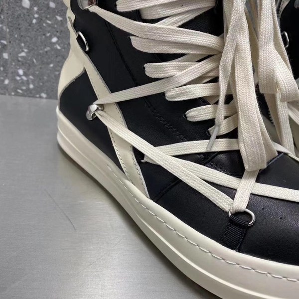릭오웬스 2020 스트랩 모노크롬 하이탑 슈즈