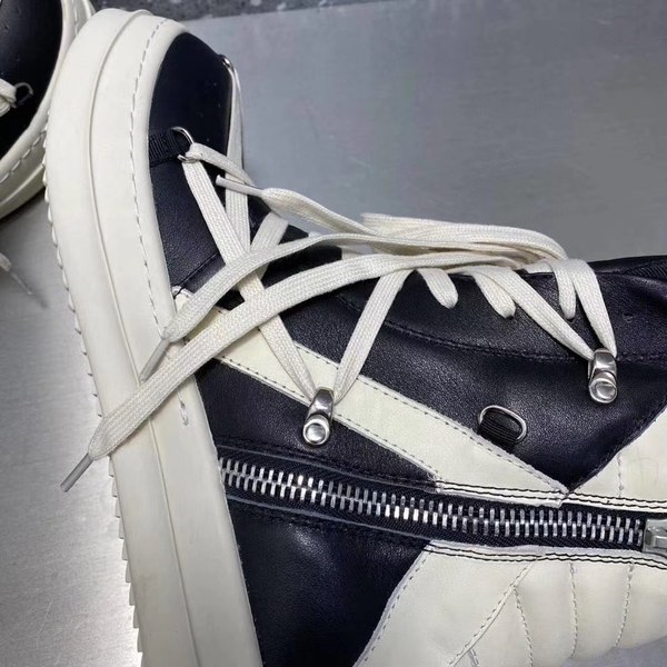 릭오웬스 2020 스트랩 모노크롬 하이탑 슈즈