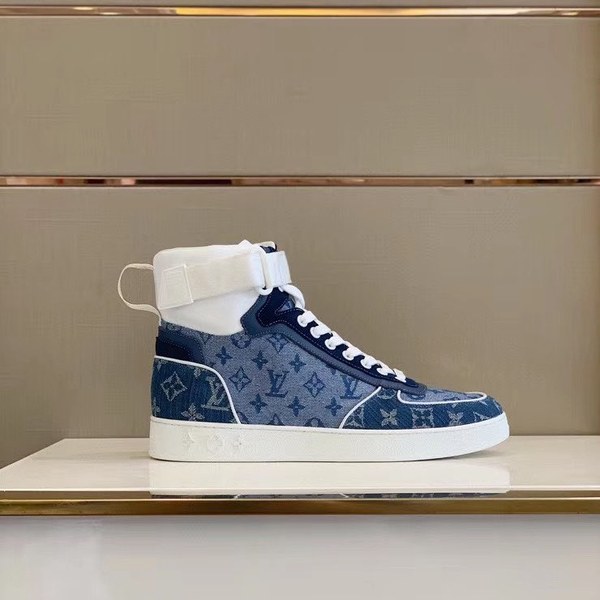 루이비통 2020 데님 모노그램 리볼리 스니커즈 하이탑