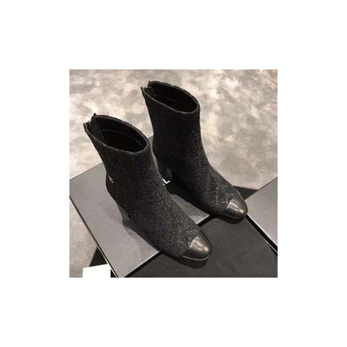 샤넬 트위드 앵글부츠 3컬러