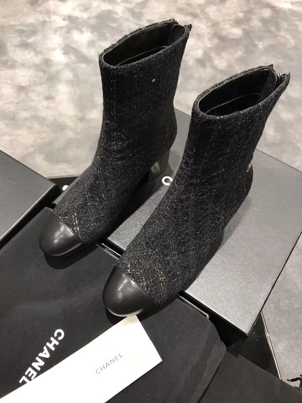 샤넬 트위드 앵글부츠 3컬러