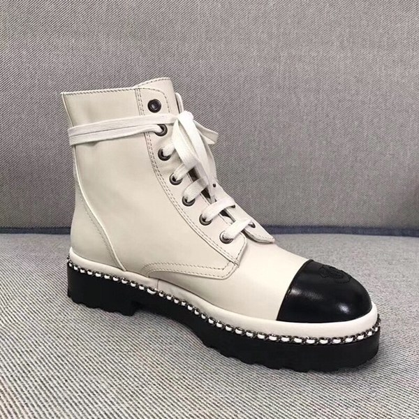 샤넬 앵글부츠 화이트