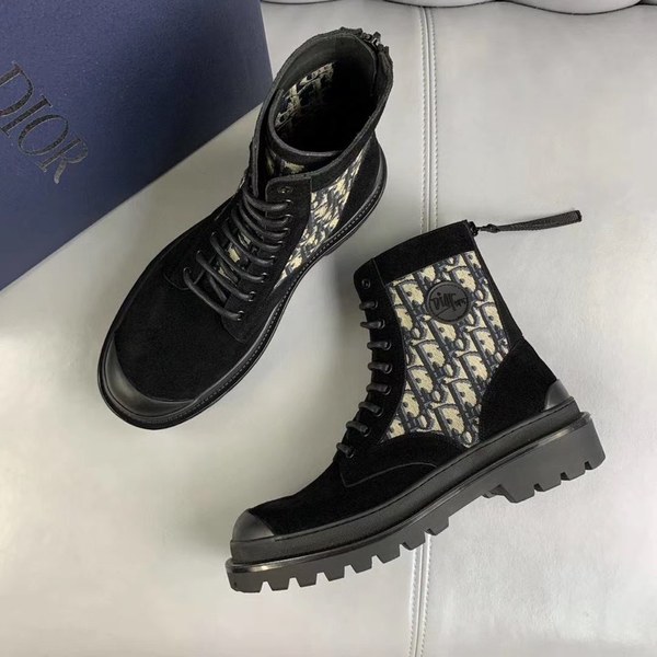 디올 2020 스웨이드 오블리크로고 컴뱃 부츠