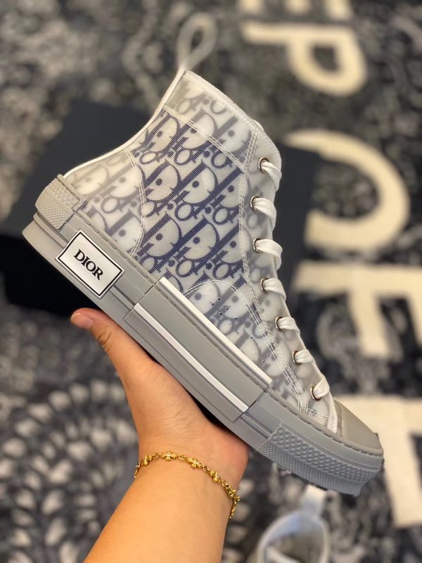 디올 2020 그레이 오블리크 b23 하이탑 스니커즈 그레이컬러
