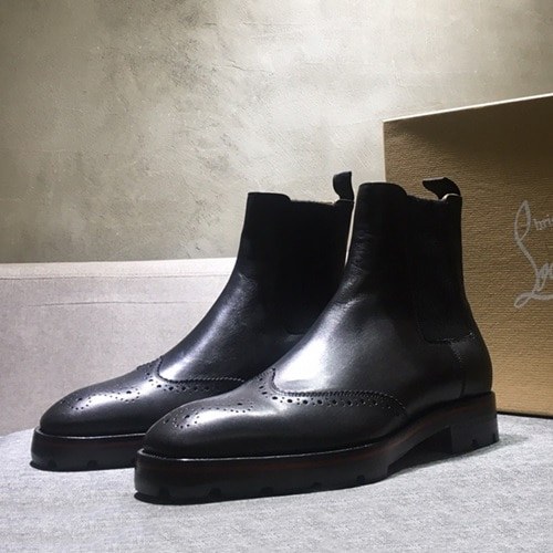 Christian Loubutin  2020 Mens Leather Boots