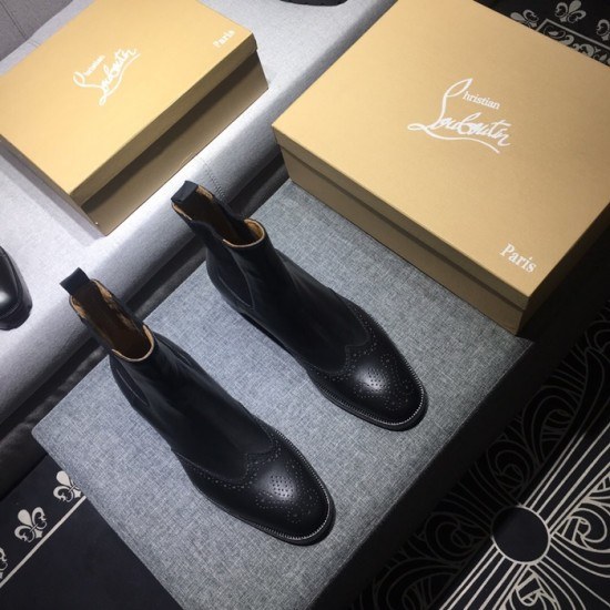 Christian Loubutin  2020 Mens Leather Boots