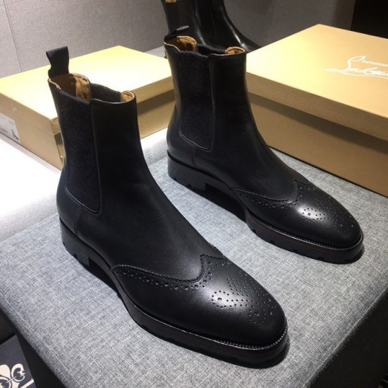 Christian Loubutin  2020 Mens Leather Boots