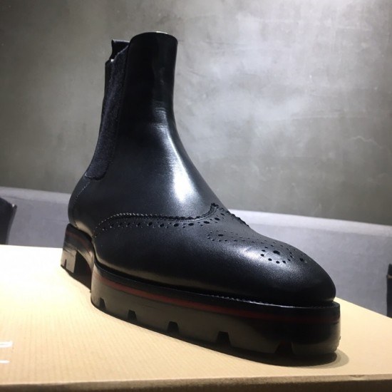 Christian Loubutin  2020 Mens Leather Boots