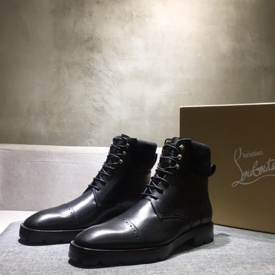 Christian Loubutin  2020 Mens Leather Boots