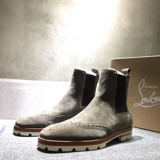 Christian Loubutin  2020 Mens Leather Boots