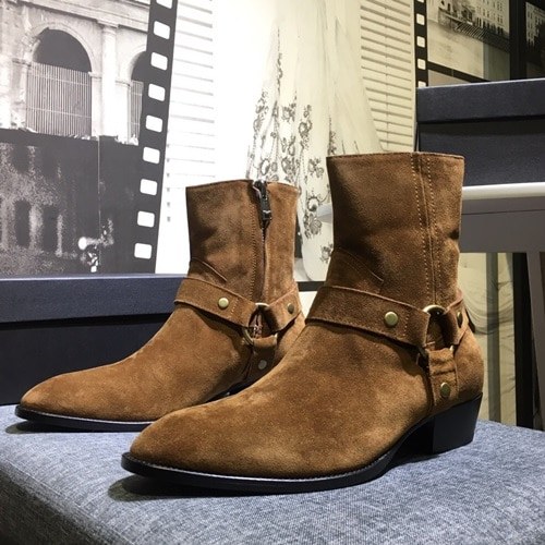 Saint Laurent 2020 Mens Leather Boots