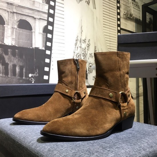 Saint Laurent 2020 Mens Leather Boots