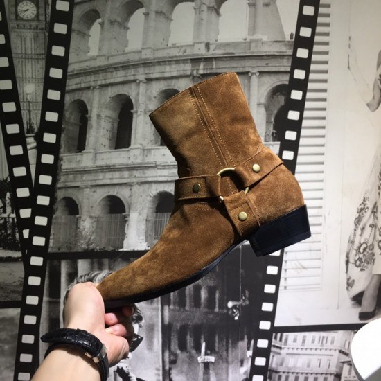 Saint Laurent 2020 Mens Leather Boots