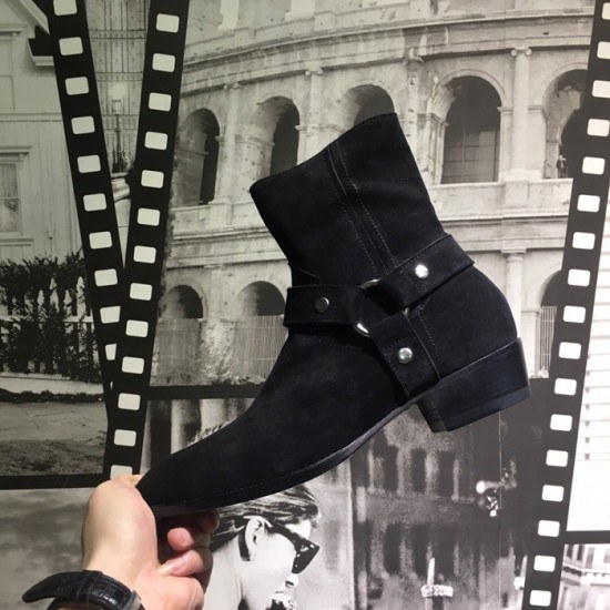 Saint Laurent 2020 Mens Leather Boots