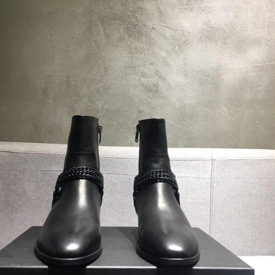 Saint Laurent 2020 Mens Leather Boots