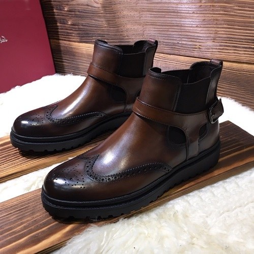 Ferragamo 2020 Mens Leather Boots