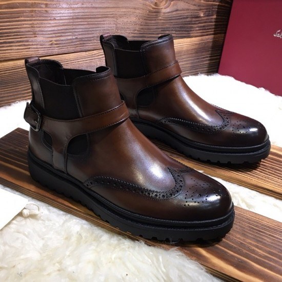 Ferragamo 2020 Mens Leather Boots
