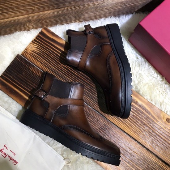 Ferragamo 2020 Mens Leather Boots