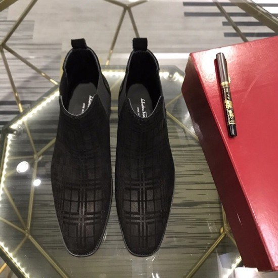 Ferragamo 2020 Mens Leather Boots